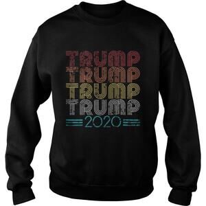 Trump  Retro  Distressed Grunge Pro President Sweatshirt